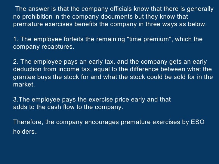 What happens to employee stock options when a company is sold