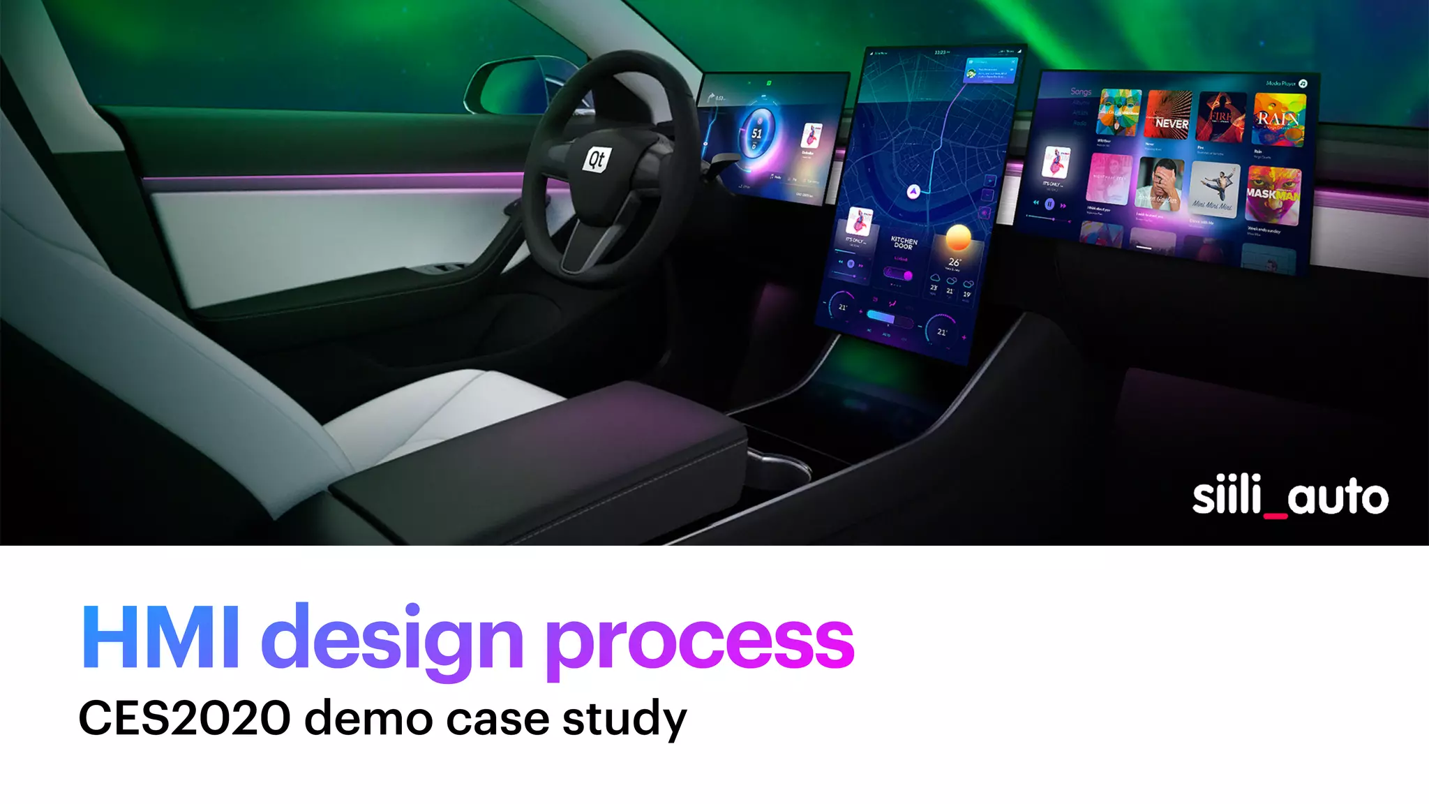 HMI design process
CES2020 demo case study
 