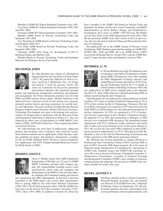 Companion Guide to the Asme Boiler & Pressure Vessel Codes. Vol. 1 ...