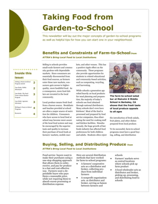 Community Seeds: Building Community Through Gardening - University of Michigan