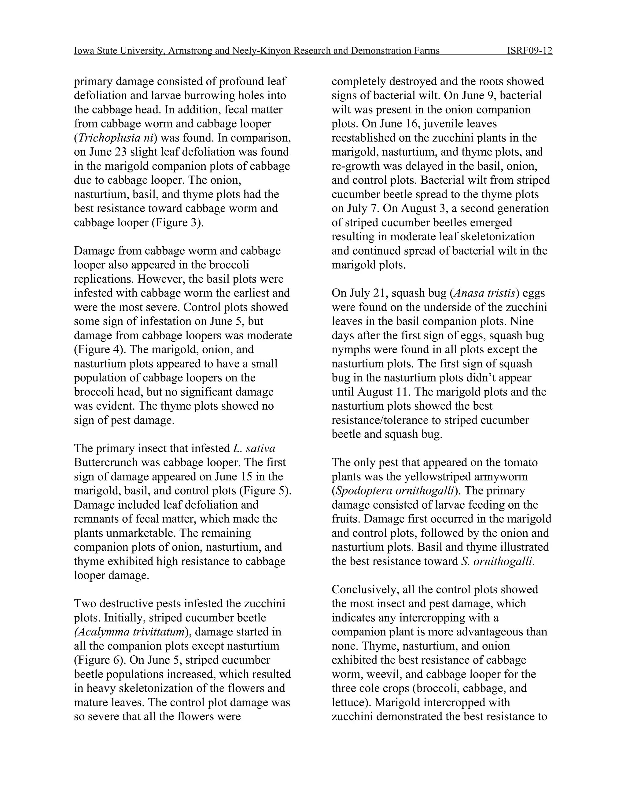 Companion Planting: A Method for Sustainable Pest Control - Iowa State ...