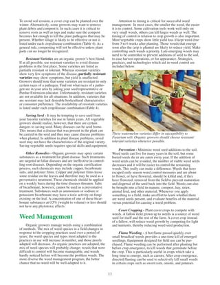 Purdue Extension Planting Guide.pdf Organic Vegetable Production - Purdue Extension | PDF