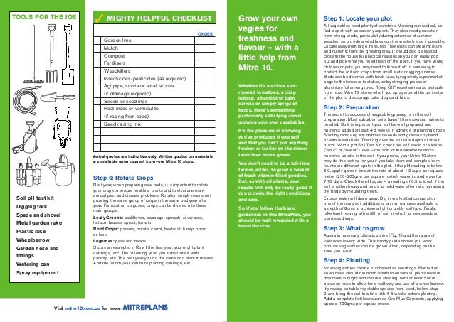 Plant a Healthy Vegetable Garden - Australia