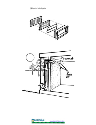 Solar Chimneys 59




   The third method of reducing reverse convection is to place
the intake vent slightly lower than t...