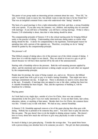 Companionship Principle