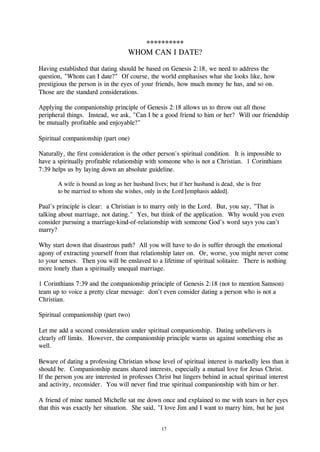 Companionship Principle