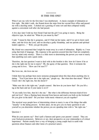 Companionship Principle