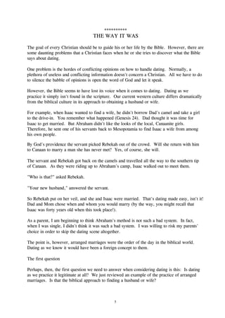 Companionship Principle