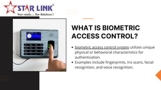Enhancing Security: The Power of Biometric Access Control Systems | PDF