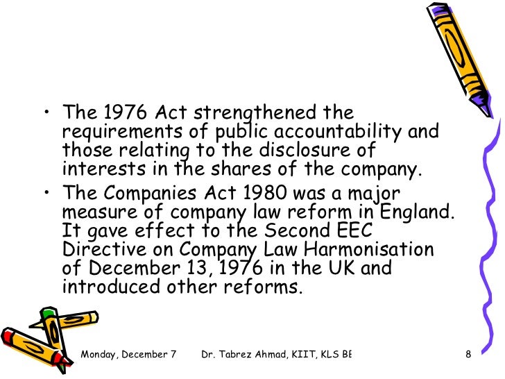 company law lecture notes pdf