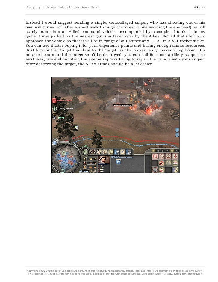 company of heros tales of valor rank issues