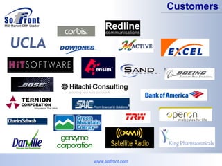 www.soffront.com Customers 