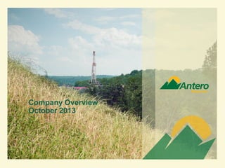 Company Overview
October 2013

 