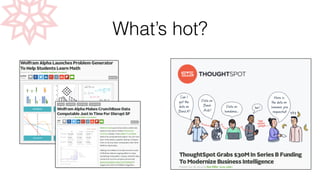 What’s hot? 
 