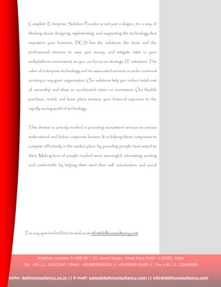 Delhi Consultancy Services