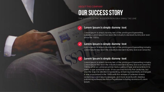company profile free powerpoint template