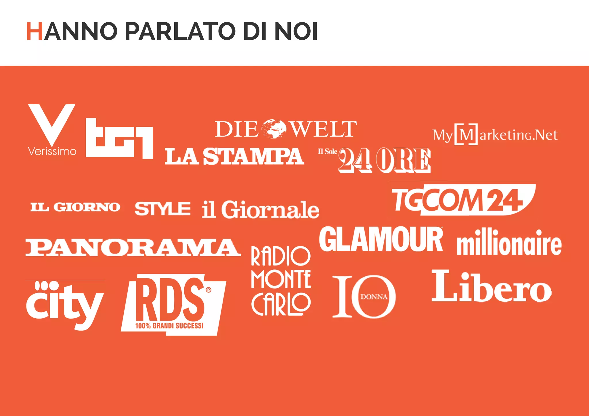 HANNO PARLATO DI NOI  