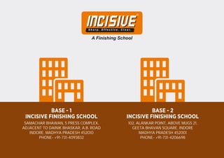 SAMACHAR BHAWAN, 5 PRESS COMPLEX,
ADJACENT TO DAINIK BHASKAR, A.B. ROAD
INDORE, MADHYA PRADESH 452010
PHONE- +91-731-4093832
102, ALANKAR POINT, ABOVE MUGS 21,
GEETA BHAVAN SQUARE, INDORE
MADHYA PRADESH 452001
PHONE- +91-731-4206698
 