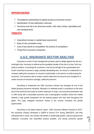 Omega Insurance Brokering Company analysis | DOCX
