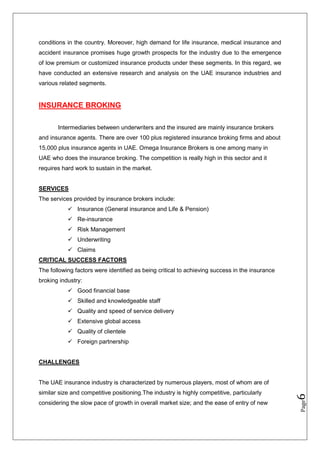Insurance Broking Client Risk Questionnaire Omega Insurance Brokering Company analysis | DOCX