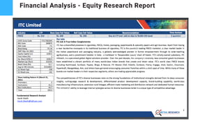 Financial Analysis - Equity Research Report
 