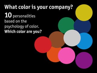 What Personality Colors are in Your Company?