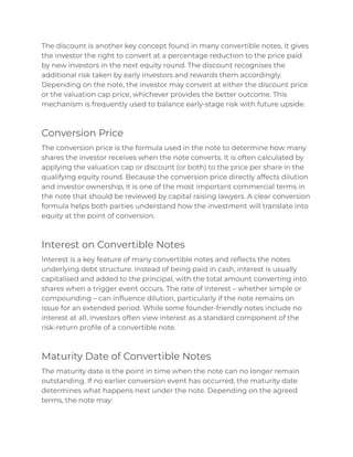Convertible Notes: A Term-by-Term Guide for Founders and Growing ...
