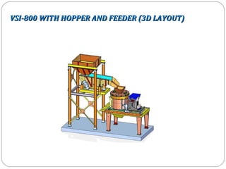 VSI-800 WITH HOPPER AND FEEDER (3D LAYOUT)
 