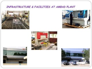INFRASTRUCTURE & FACILITIES AT AMBAD PLANT
 