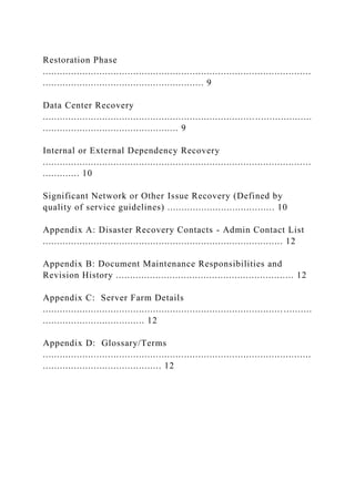 COMPANY Disaster Recovery Plan (DRP) for [PRODU.docx