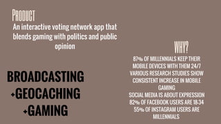 CampaignVideoNewsRelease
Celebrities and public figures have that
awkward talk about the "birds and the
bees" using euphemisms around
voting.
Blend in comedy
Youtube-style
production
Share to Social Media
News accounts like AJ+,
NowThis and The Turks
Message:
"It's the adult thing to do."
 