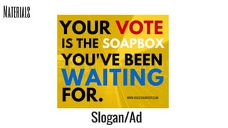 Materials
Guerilla Marketing
Image Samples
 