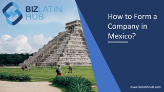 How to Form a
Company in
Mexico?
www.bizlatinhub.com
 