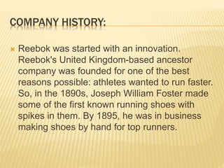 Reebok corporate strategy