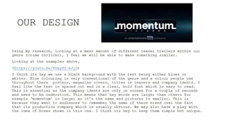 Company ident research by Lucy Napper. 