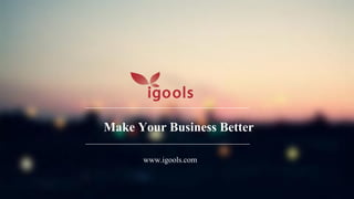 Make Your Business Better
www.igools.com
 
