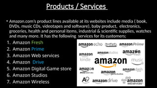 Introduction and brief of Amazon company | PPTX