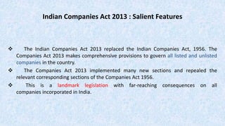 research paper on company law in india