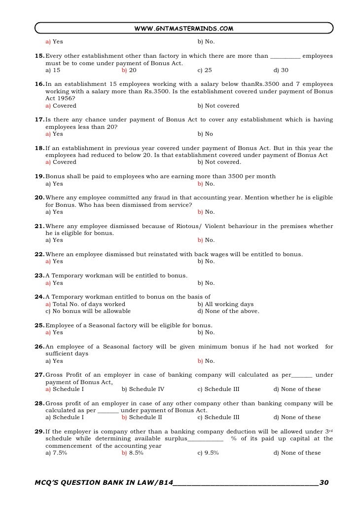 Company Law Mcq