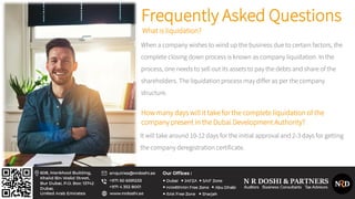 UAE company liquidation services