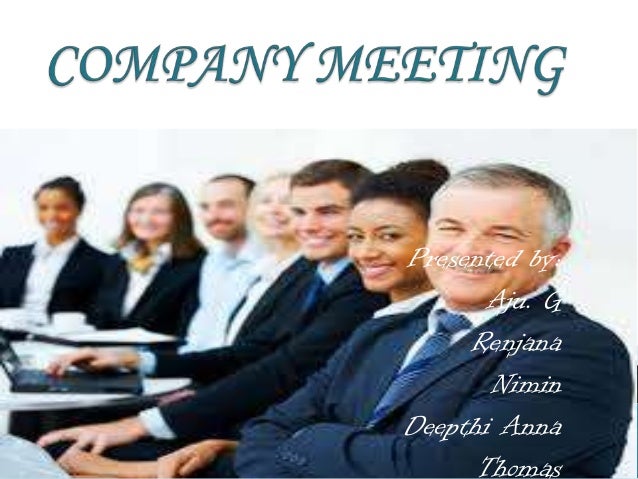 company meeting company meeting