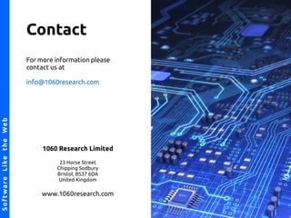 2015 © 1060 Research Ltd
NetKernel-SoftwareLiketheWebSoftwareLiketheWeb
Contact
For more information please
contact us at
info@1060research.com
1060 Research Limited
23 Horse Street
Chipping Sodbury
Bristol, BS37 6DA
United Kingdom
www.1060research.com
 