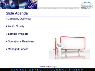 Slide AgendaCompany Overview 