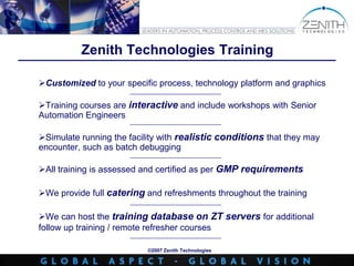 Managed ServiceNSAIRegistrationZenith Technologies has maintained a formal QMS since 2000. It is based on ISO9001 and the GAMP Guide.Zenith Technologies QMS is registered by NSAI under certificate Nr 19.3798. (Dated 19 Oct 2004, Expiry Oct 2010).Regular surveillance audits (2 per year) carried out by NSAI. 