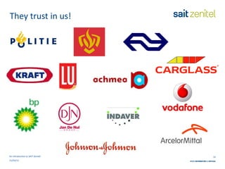 They trust in us! An introduction to SAIT Zenitel 21/03/11 