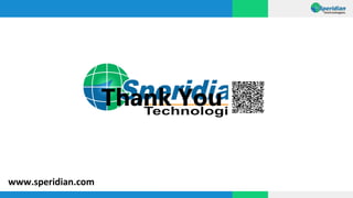 www.speridian.com
Thank You
 