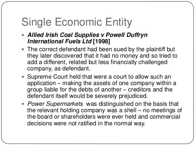 Company Law Piercing The Corporate Veil