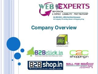 An ISO 9001 : 2000 Certified Company
       A Company Providing Smart e-Shopping Way




Company Overview
 