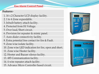 Fire Alarm Control Panel
 