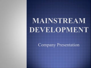Company Presentation
 